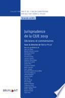 Jurisprudence de la CJUE 2019