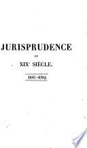 Jurisprudence du XIXe siècle