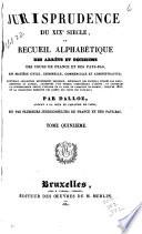 Jurisprudence du XIXe siècle
