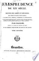 Jurisprudence du XIXe siècle