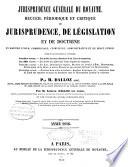 Jurisprudence générale du Royaume