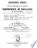 Jurisprudence generale du royaume