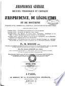 Jurisprudence generale du royaume