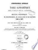 Jurisprudence generale du royaume