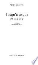Jusqu'a ce que je meure