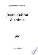 Juste retour d'abîme