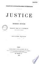 Justice par Herbert Spencer... Trad. par E. Castelot
