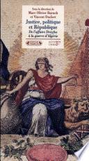 Justice, politique et République