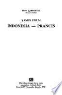 Kamus umum Indonesia-Prancis