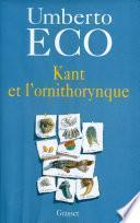 Kant et l'ornithorynque