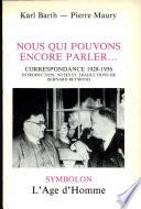 Karl Barth-Pierre Maury