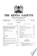 Kenya Gazette