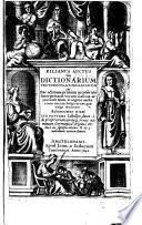 Kilianus auctus, seu Dictionarium Teutonico-Latino-Gallicum
