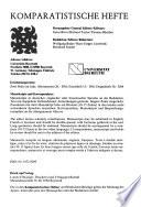Komparatistische Hefte