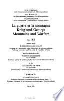 Krieg und Gebirge