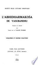 L'Abhidharmakosa