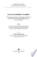 L'accès à la technologie