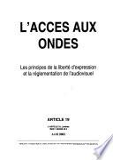 L'acces aux ondes