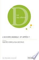 L'accord amiable