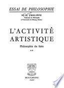L'Activité artistique