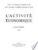 L'Activité économique