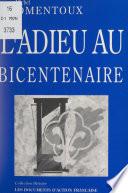 L'adieu au Bicentenaire