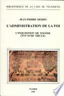 L'administration de la foi