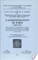 L' administration de Paris