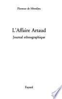 L'affaire Artaud