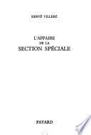 L'affaire de la Section spéciale