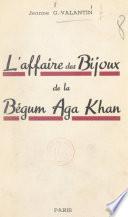 L'affaire des bijoux de la bégum Aga Khan