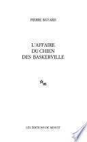 L'affaire du chien des Baskerville