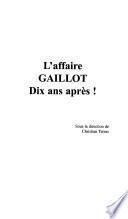 L'affaire Gaillot