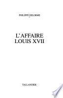 L'affaire Louis XVII