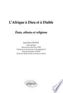 L'Afrique à dieu et à diable