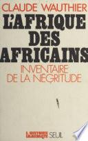 L'Afrique des Africains