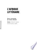 L'Afrique littéraire