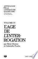 L'Age de l'interrogation