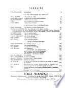 L'Age nouveau