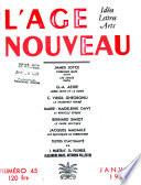 L'Age nouveau