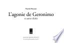 L'agonie de Geronimo et autres clichés