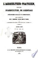 L'agriculteur praticien revue de l'agriculture francaise et etrangere