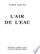 L'air de l'eau