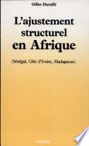 L'ajustement structurel en Afrique