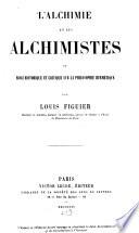 L'alchimie et les alchimistes