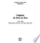 L'Algérie, de livre en livre