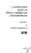 L'aliénation dans le roman américain contemporain