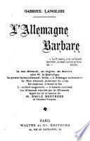 L'Allemagne barbare