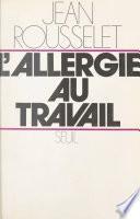 L'allergie au travail