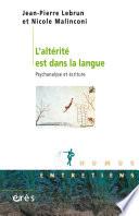 L'altérité est dans la langue